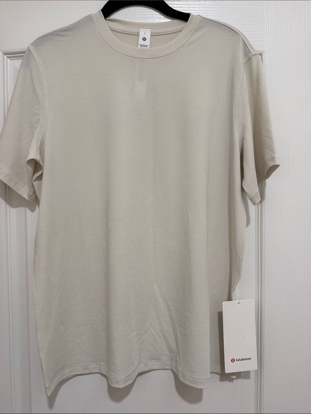 Lululemon Jersey Training Short Sleeve. 6. Bone. NWT